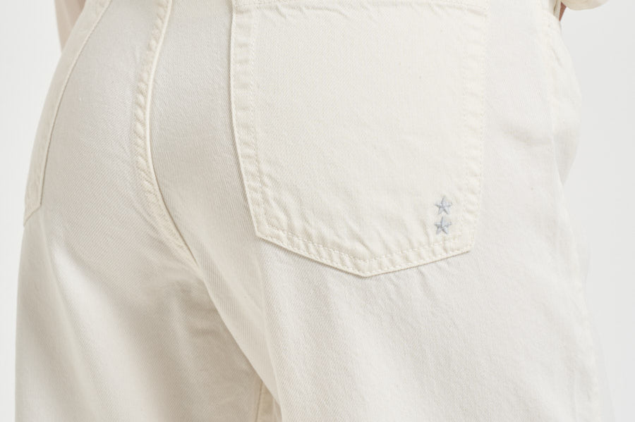 Jeans Poppy donna in denim bianco POPPY 2034WHITE ICON DENIM 