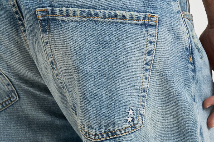 Jeans uomo effetto used in denim WILL SMOKEBLUE ICON DENIM 