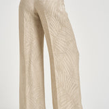Pantalone donna a palazzo dorato con ricami 173874 D9488403 INCOTEX 