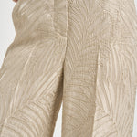 Pantalone donna a palazzo dorato con ricami 173874 D9488403 INCOTEX 