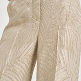 Pantalone donna a palazzo dorato con ricami 173874 D9488403 INCOTEX 