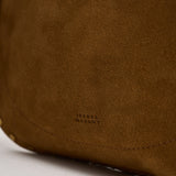 Borsa Oskan Soft Zip Franges in suede cammello BF0066FG D2C17MCOGNAC ISABEL MARANT 