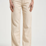 Jeans donna dritto beige PA0590FA B1H07I23EC ISABEL MARANT 