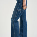 Jeans donna Jeyda in denim blu medio PA0625FA D1H01I30BU ISABEL MARANT 