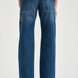 Jeans donna Jeyda in denim blu medio PA0625FA D1H01I30BU ISABEL MARANT 