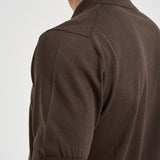 Polo uomo in maglia marrone 300426 170 KANGRA 