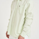Camicia uomo a righe verde e bianca CH5625 3IG LACOSTE 