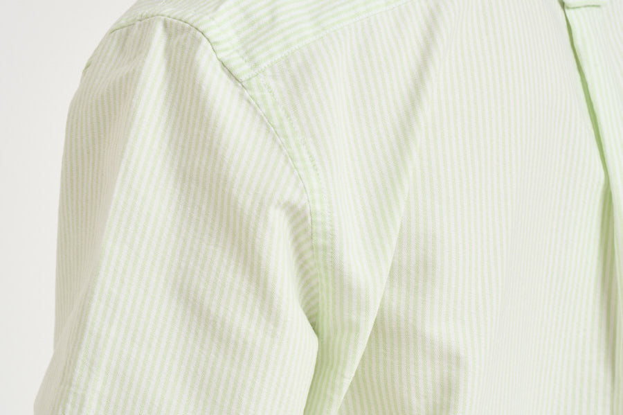 Camicia uomo a righe verde e bianca CH5625 3IG LACOSTE 