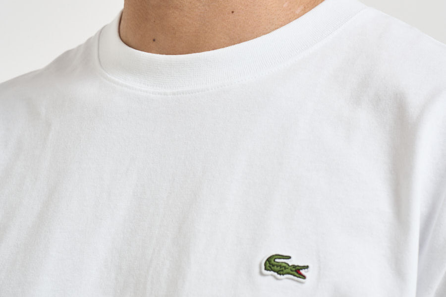 T-shirt uomo girocollo bianca TH0876 001 LACOSTE 