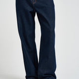 Jeans uomo gamba dritta in denim scuro 1001443 DARKINDIFOWASH LES DEUX 