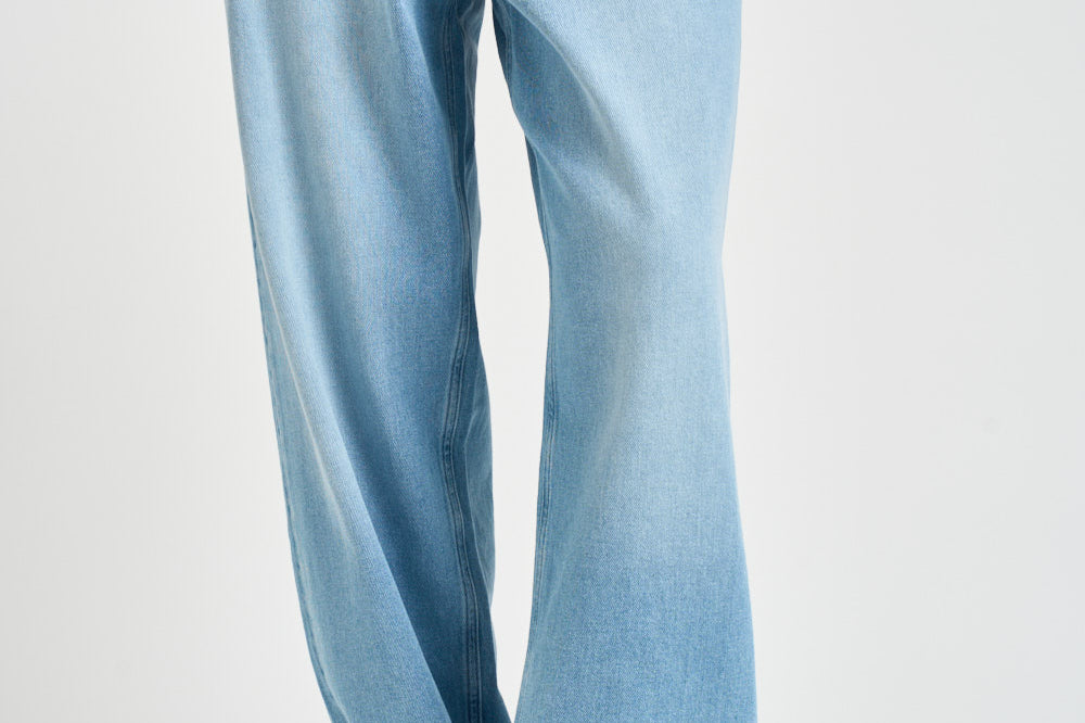 Jeans uomo gamba dritta in denim chiaro 1001443 LIGHTINDIGOWASH LES DEUX 