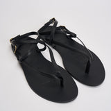 Sandali infradito donna neri I1.5Y0 BLACKCROSSOVER MANEBI' 