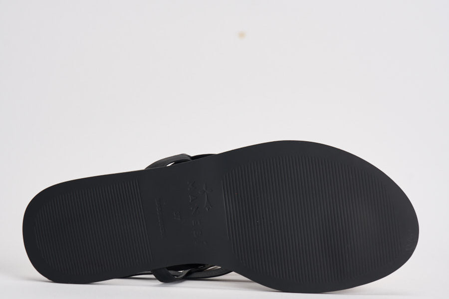 Sandali infradito donna neri I1.5Y0 BLACKCROSSOVER MANEBI' 