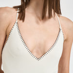 Costume donna intero charm ring bianco R46XI SHELLWHITER46 MANEBI' 