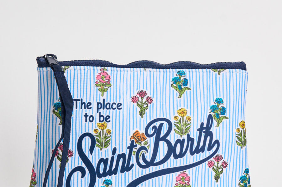 Pochette donna Aline a fantasia floreale ALINE 01003 MC2 SAINT BARTH 