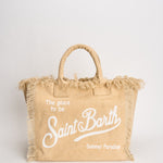 Borsa donna Vanity con frange sabbia VANITY 00102L MC2 SAINT BARTH 