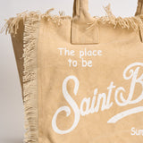 Borsa donna Vanity con frange sabbia VANITY 00102L MC2 SAINT BARTH 