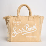 Borsa donna Vanity con frange sabbia VANITY 00102L MC2 SAINT BARTH 