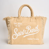 Borsa donna Vanity con frange sabbia VANITY 00102L MC2 SAINT BARTH 