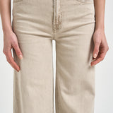 Jeans donna The undercover sneak beige 11105 1603CAL MOTHER 