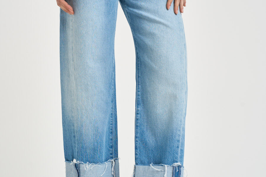 Jeans donna in denim chiaro 11406 LBI MOTHER 