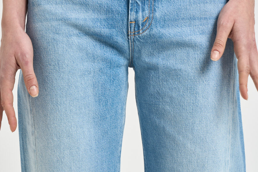 Jeans donna in denim chiaro 11406 LBI MOTHER 