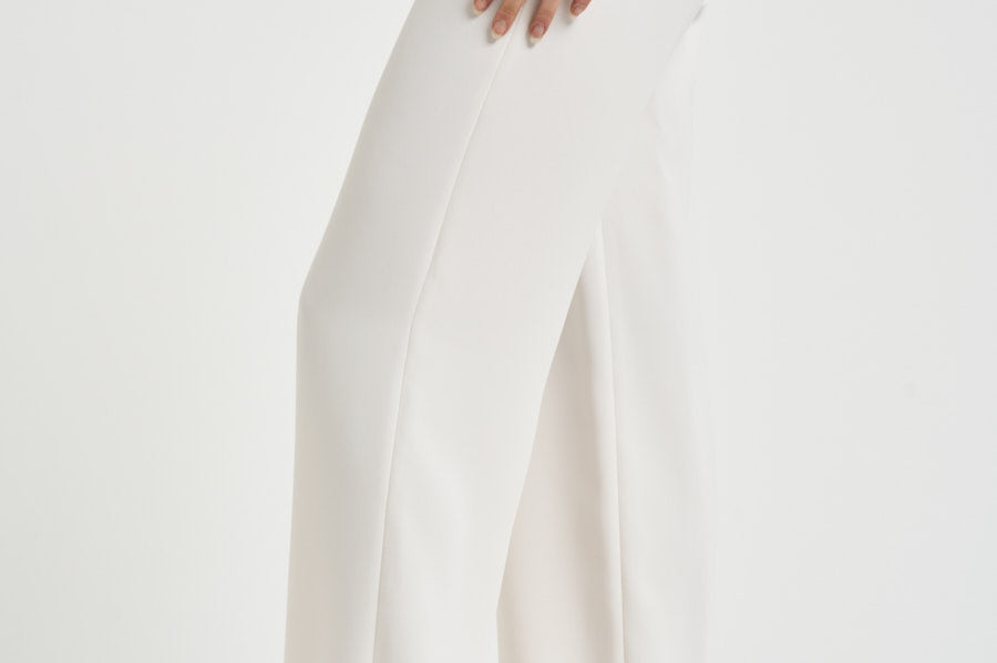 Pantalone donna Cady wide leg bianco D231087 PANTY26002 P.a.r.o.s.h. 