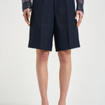 Bermuda donna sartoriale blu D233016G RAISA26012 P.a.r.o.s.h. 