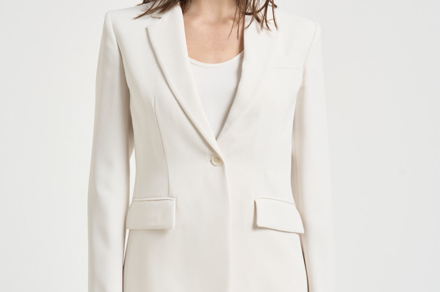 Blazer donna monopetto Cady bianco D420220 PANTY26002 P.a.r.o.s.h. 