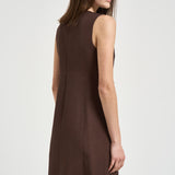 Abito donna dritto marrone D731377G RAISA26008 P.a.r.o.s.h. 