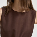 Abito donna dritto marrone D731377G RAISA26008 P.a.r.o.s.h. 