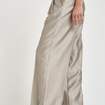 Pantalone donna palazzo in organza grigio E04452D 970 PESERICO 