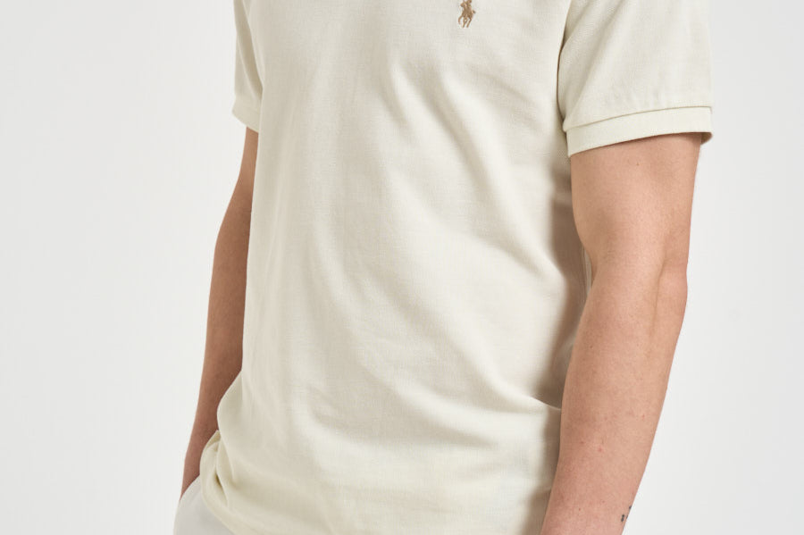 Polo uomo panna 710536856 417 RALPH LAUREN 
