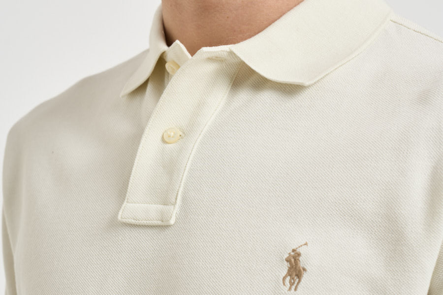 Polo uomo panna 710536856 417 RALPH LAUREN 