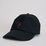 Cappello uomo baseball nero con logo rosso 710548524 012 RALPH LAUREN 