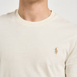 T-shirt uomo girocollo panna 710671438 350 RALPH LAUREN 