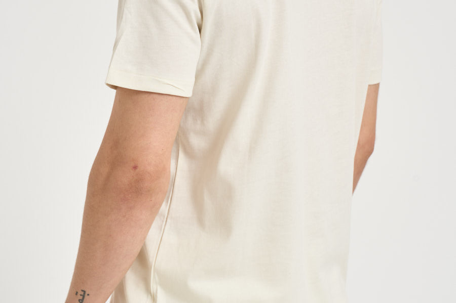 T-shirt uomo girocollo panna 710671438 350 RALPH LAUREN 