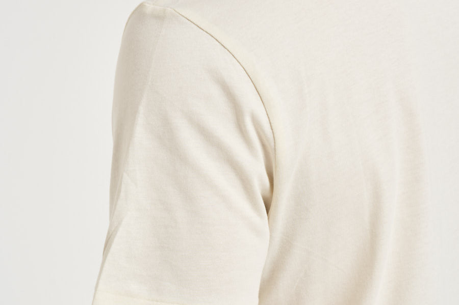 T-shirt uomo girocollo panna 710671438 350 RALPH LAUREN 