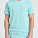 T-shirt uomo girocollo acquamarina 710671438 506 RALPH LAUREN 