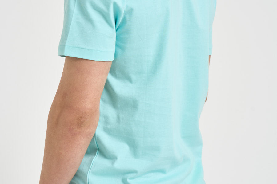 T-shirt uomo girocollo acquamarina 710671438 506 RALPH LAUREN 