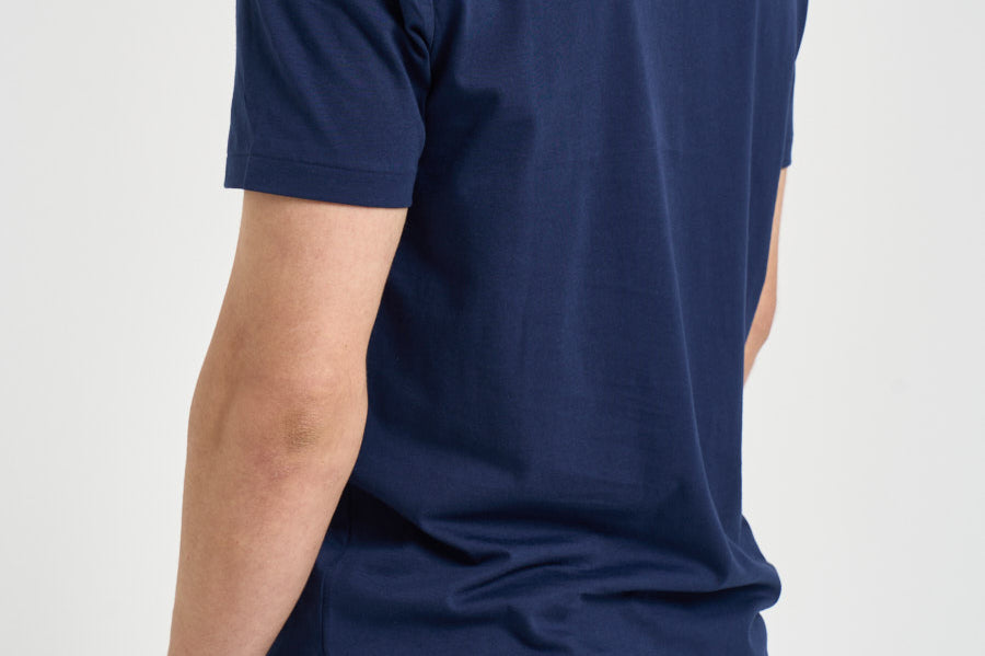 T-shirt uomo girocollo blu 710671438 525 RALPH LAUREN 