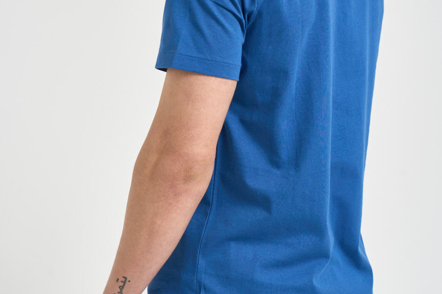T-shirt uomo girocollo blu royal 710671438 537 RALPH LAUREN 