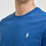 T-shirt uomo girocollo blu royal 710671438 537 RALPH LAUREN 