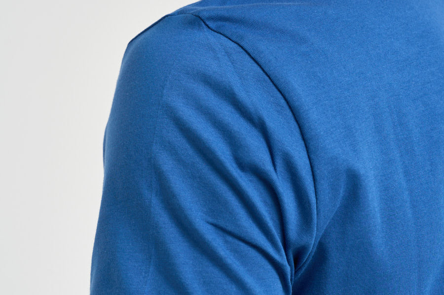 T-shirt uomo girocollo blu royal 710671438 537 RALPH LAUREN 