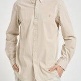 Camicia uomo a righe beige 710929344 500 RALPH LAUREN 