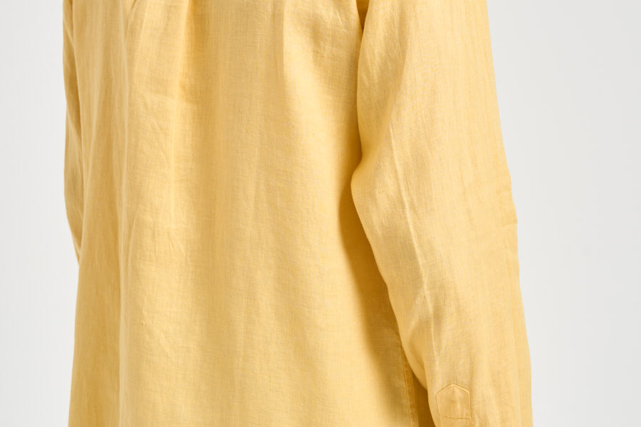 Camicia uomo in lino gialla 710966294 515 RALPH LAUREN 