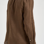 Camicia uomo in lino marrone 710968915 500 RALPH LAUREN 