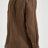 Camicia uomo in lino marrone 710968915 500 RALPH LAUREN 