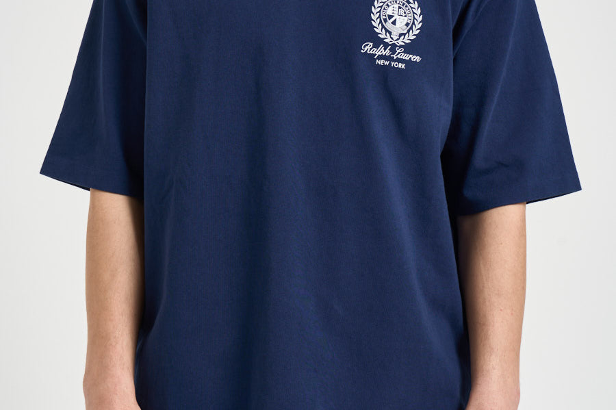 T-shirt uomo girocollo blu 710A13265 003 RALPH LAUREN 