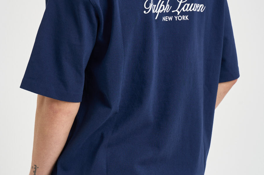 T-shirt uomo girocollo blu 710A13265 003 RALPH LAUREN 